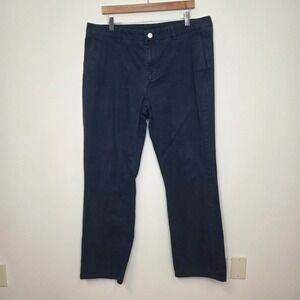 Bonobos Washed Chinos Mens 38x32 Navy Blue Straight Fit 100% Cotton Pants